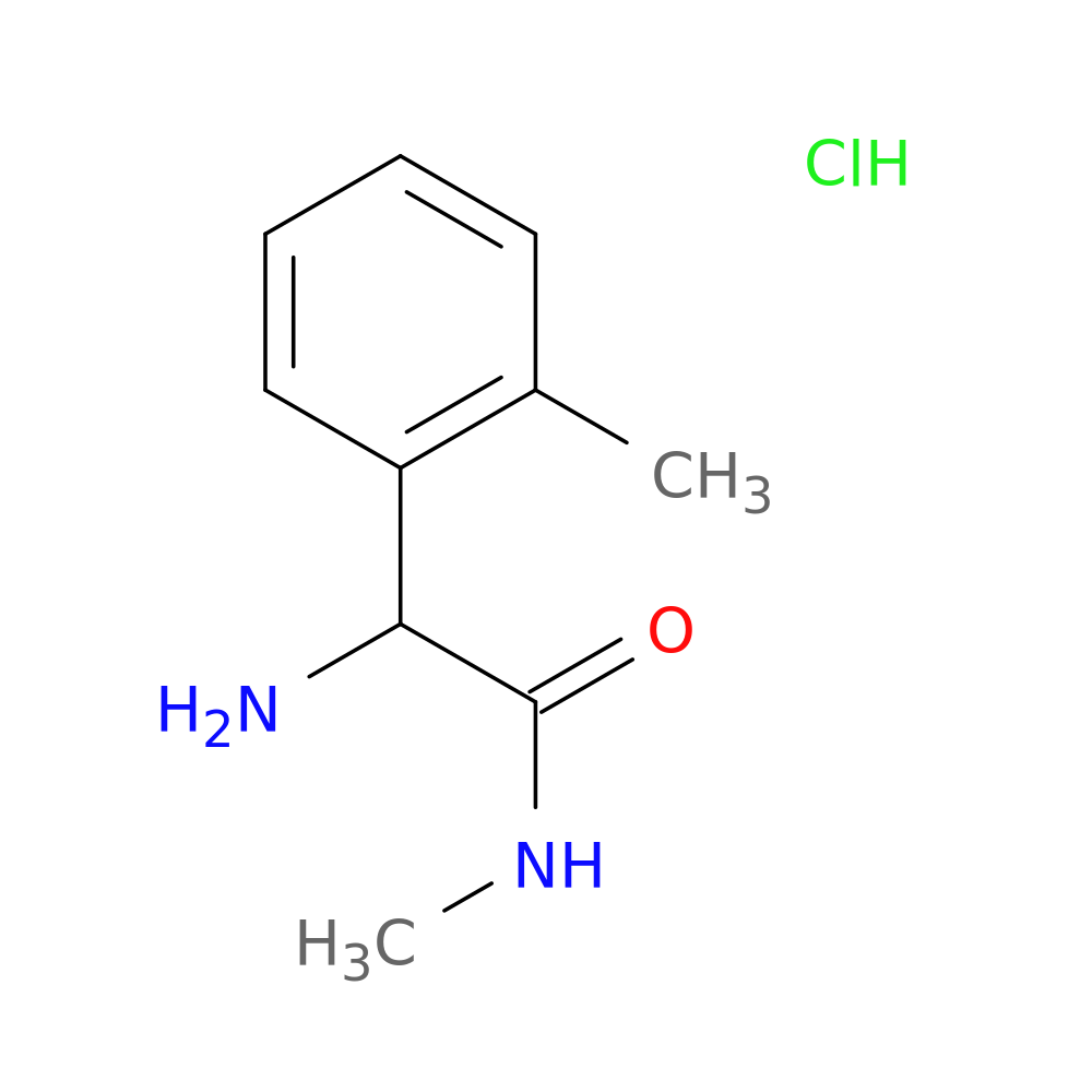 2-amino-N-methyl-2-(2-methylphenyl)acetamide hydrochloride