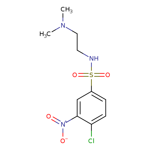 4-chloro-N-[2-(dimethylamino)ethyl]-3-nitrobenzene-1-sulfonamide