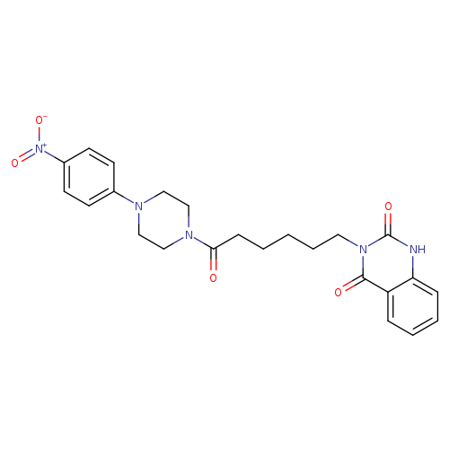3-{6-[4-(4-nitrophenyl)piperazin-1-yl]-6-oxohexyl}-1,2,3,4-tetrahydroquinazoline-2,4-dione