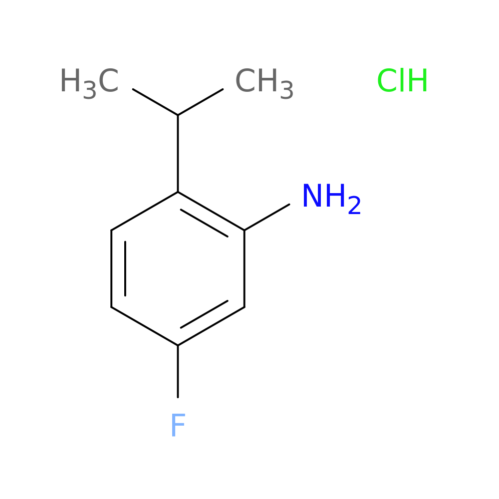 5-fluoro-2-(propan-2-yl)aniline hydrochloride