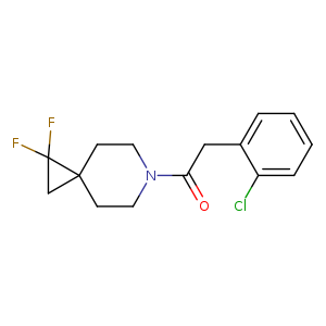 2-(2-chlorophenyl)-1-{1,1-difluoro-6-azaspiro[2.5]octan-6-yl}ethan-1-one