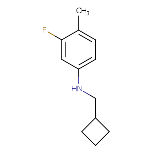 N-(Cyclobutylmethyl)-3-fluoro-4-methylaniline
