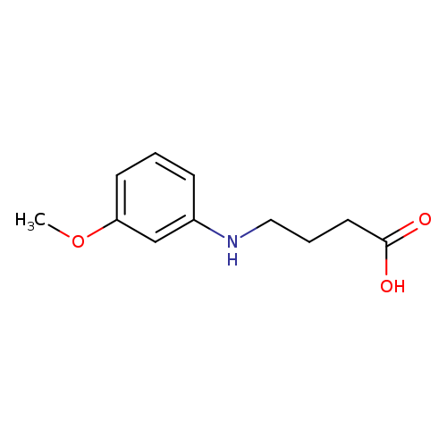 4-[(3-methoxyphenyl)amino]butanoic acid