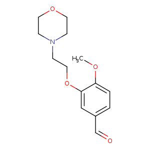 4-Methoxy-3-(2-morpholin-4-ylethoxy)benzaldehyde