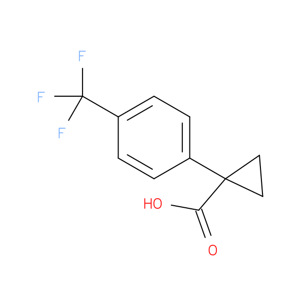 Cyclopropanecarboxylic acid, 1-[4-(trifluoromethyl)phenyl]-