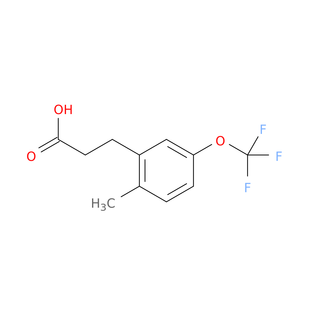 3-(2-Methyl-5-(trifluoromethoxy)phenyl)propanoic acid