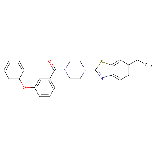 6-ethyl-2-[4-(3-phenoxybenzoyl)piperazin-1-yl]-1,3-benzothiazole