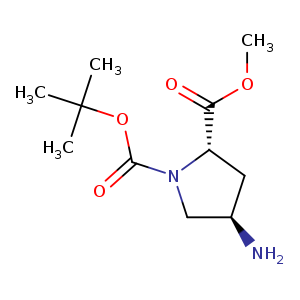 1-tert-butyl 2-methyl (2S,4R)-4-aminopyrrolidine-1,2-dicarboxylate