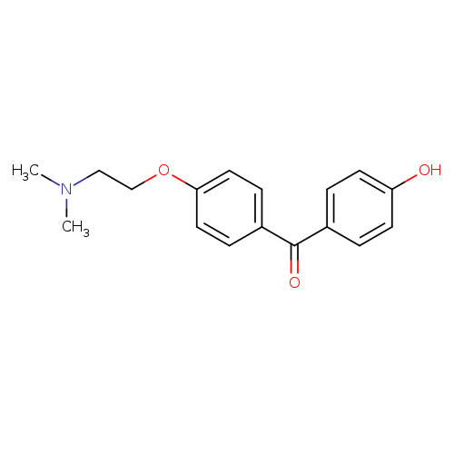 [4-[2-(Dimethylamino)ethoxy]phenyl](4-hydroxyphenyl)methanone