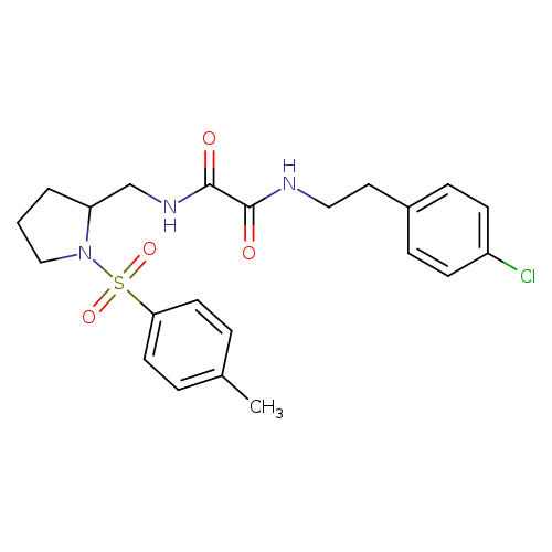 N'-[2-(4-chlorophenyl)ethyl]-N-{[1-(4-methylbenzenesulfonyl)pyrrolidin-2-yl]methyl}ethanediamide