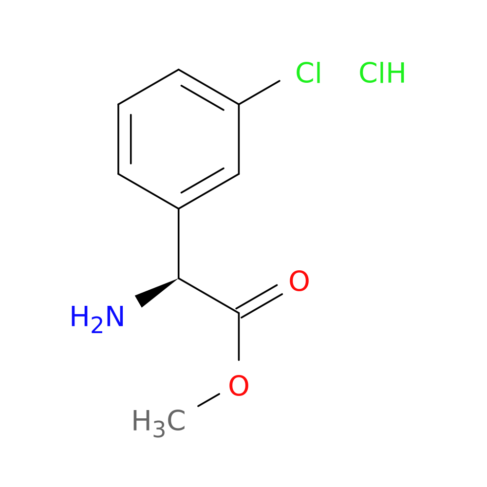 (S)-Methyl 2-amino-2-(3-chlorophenyl)acetate hydrochloride