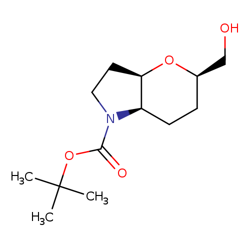 5-Hydroxymethyl-hexahydro-pyrano[3,2-b]pyrrole-1-carboxylic acid tert-butyl ester