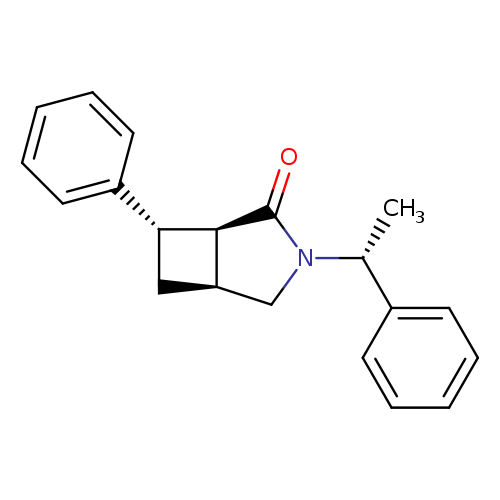 (1R,5S,7S)-7-phenyl-3-[(1R)-1-phenylethyl]-3-azabicyclo[3.2.0]heptan-2-one