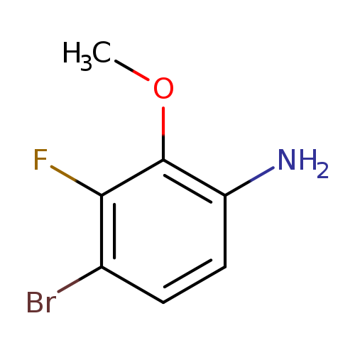 Benzenamine, 4-bromo-3-fluoro-2-methoxy-