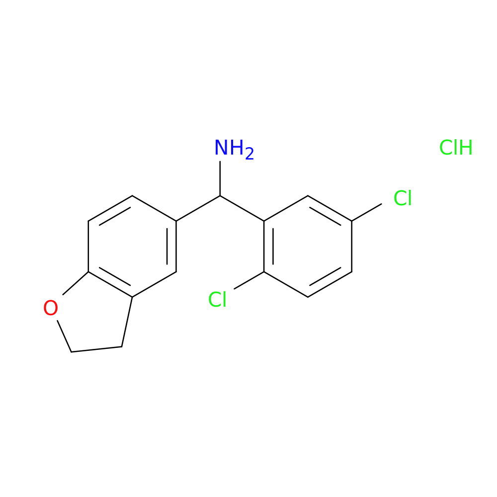 1-(2,5-dichlorophenyl)-1-(2,3-dihydro-1-benzofuran-5-yl)methanamine hydrochloride
