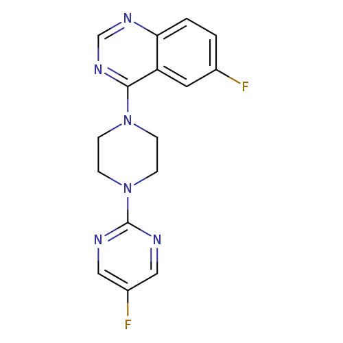 6-fluoro-4-[4-(5-fluoropyrimidin-2-yl)piperazin-1-yl]quinazoline