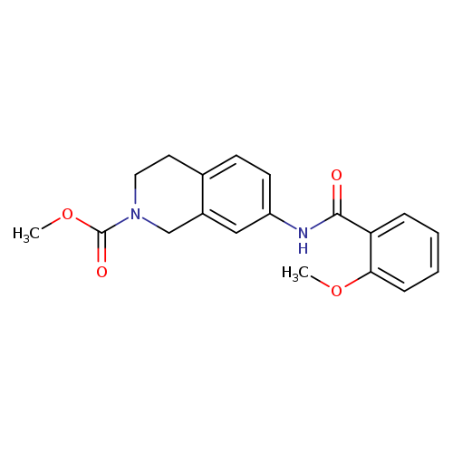 methyl 7-(2-methoxybenzamido)-1,2,3,4-tetrahydroisoquinoline-2-carboxylate
