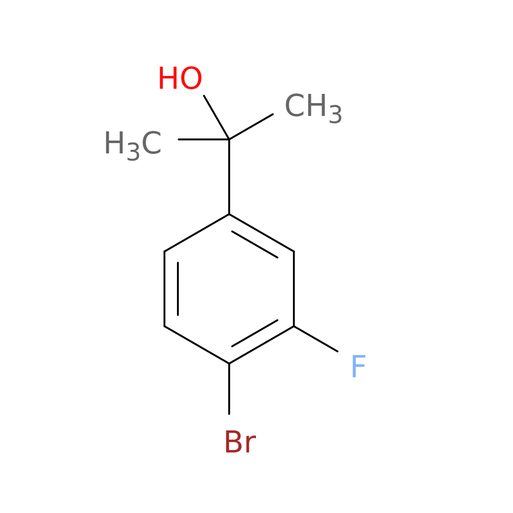 2-(4-bromo-3-fluorophenyl)propan-2-ol