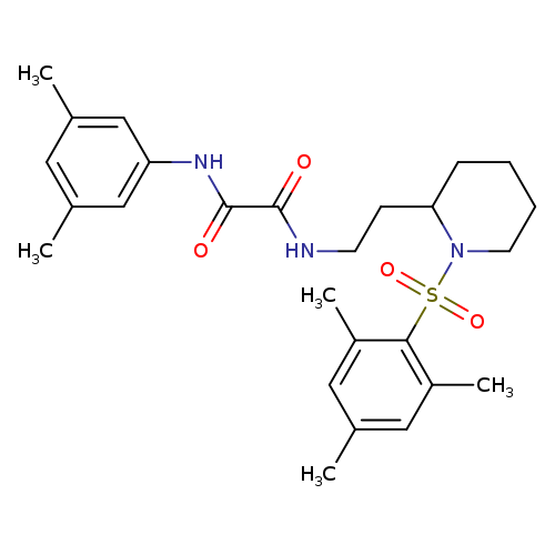 N'-(3,5-dimethylphenyl)-N-{2-[1-(2,4,6-trimethylbenzenesulfonyl)piperidin-2-yl]ethyl}ethanediamide