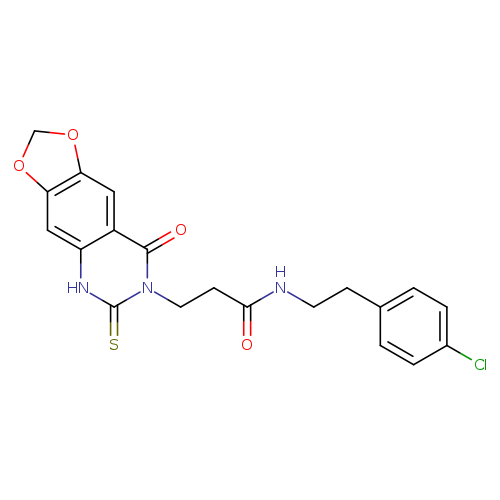 N-[2-(4-chlorophenyl)ethyl]-3-{8-oxo-6-sulfanylidene-2H,5H,6H,7H,8H-[1,3]dioxolo[4,5-g]quinazolin-7-yl}propanamide
