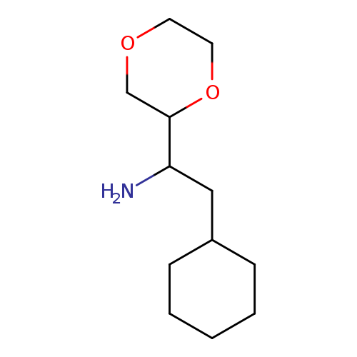 2-cyclohexyl-1-(1,4-dioxan-2-yl)ethan-1-amine