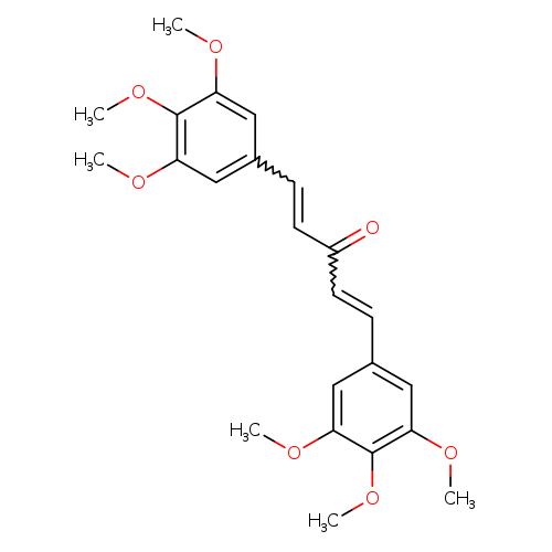 1,4-Pentadien-3-one, 1,5-bis(3,4,5-trimethoxyphenyl)-