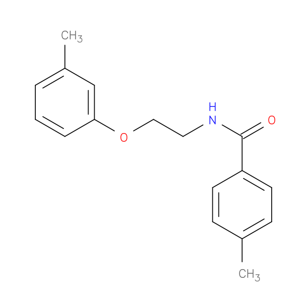 4-Methyl-n-[2-(3-methylphenoxy)ethyl]benzamide