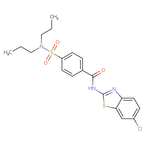 N-(6-chloro-1,3-benzothiazol-2-yl)-4-(dipropylsulfamoyl)benzamide