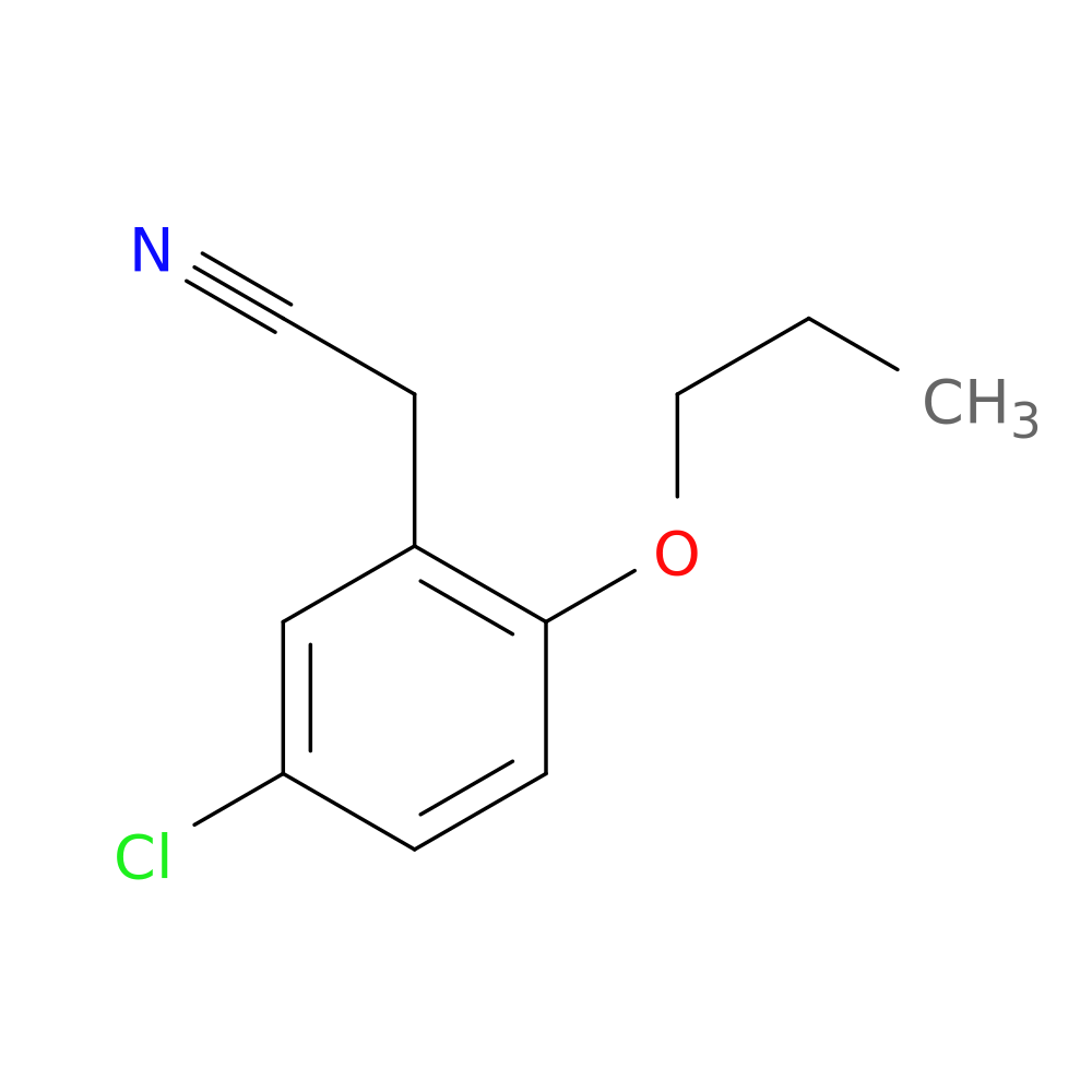 2-(5-chloro-2-propoxyphenyl)acetonitrile