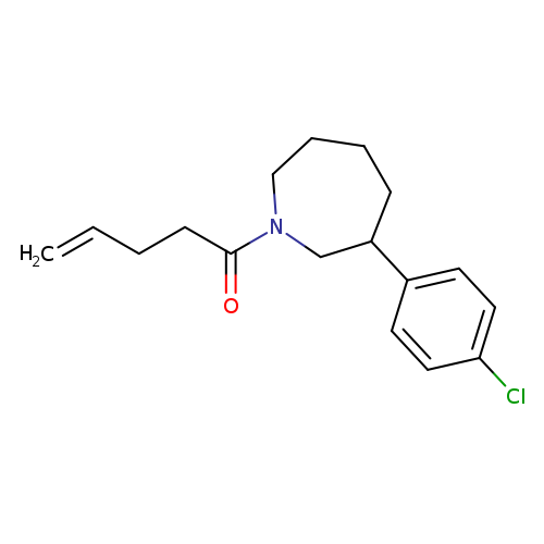 1-[3-(4-chlorophenyl)azepan-1-yl]pent-4-en-1-one