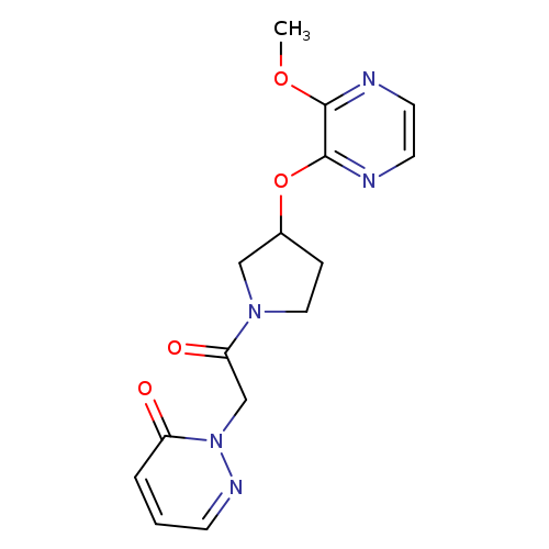 2-(2-{3-[(3-methoxypyrazin-2-yl)oxy]pyrrolidin-1-yl}-2-oxoethyl)-2,3-dihydropyridazin-3-one