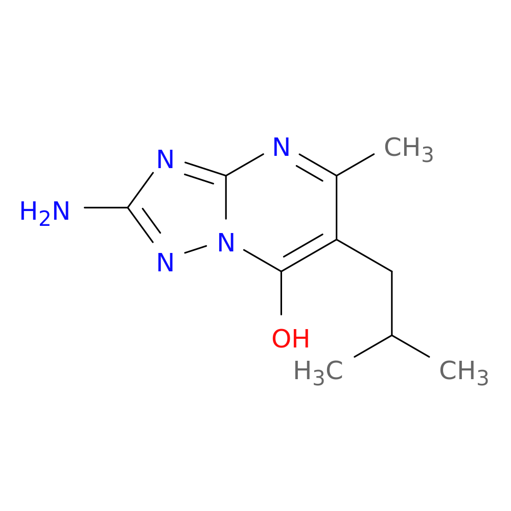 2-amino-6-isobutyl-5-methyl[1,2,4]triazolo[1,5-a]pyrimidin-7-ol