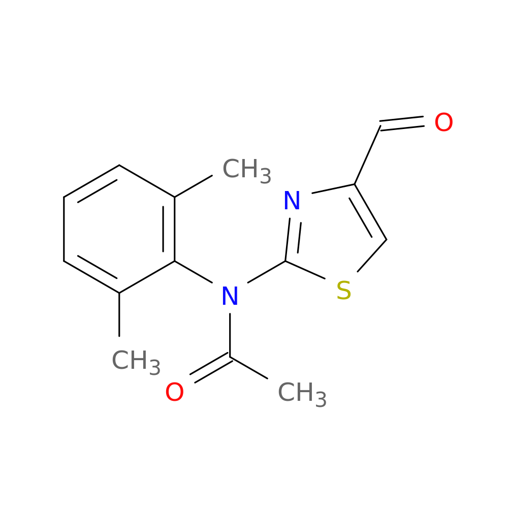 N-(2,6-dimethylphenyl)-N-(4-formyl-1,3-thiazol-2-yl)acetamide