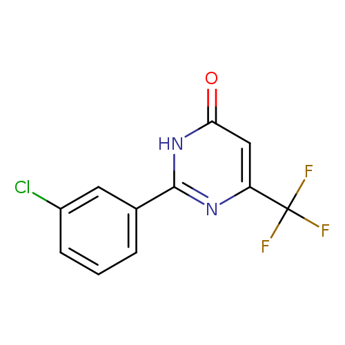 2-(3-chlorophenyl)-6-(trifluoromethyl)pyrimidin-4(3H)-one