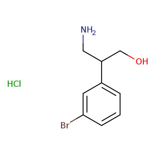 3-amino-2-(3-bromophenyl)propan-1-ol hydrochloride