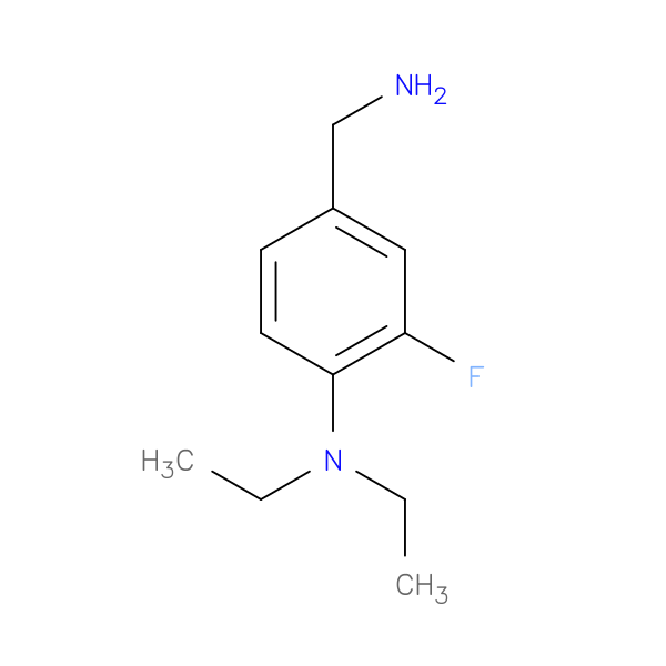 4-(aminomethyl)-N,N-diethyl-2-fluoroaniline
