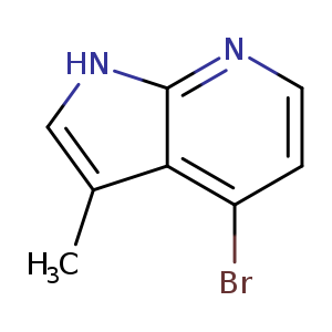 1H-Pyrrolo[2,3-b]pyridine, 4-bromo-3-methyl-