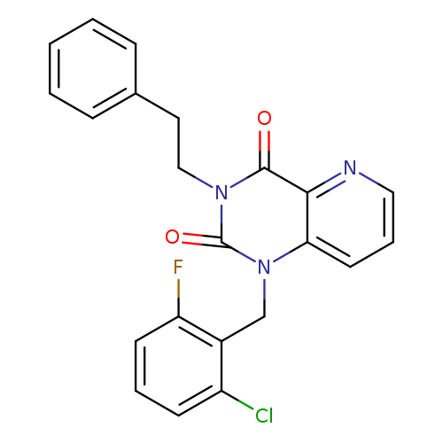 1-[(2-chloro-6-fluorophenyl)methyl]-3-(2-phenylethyl)-1H,2H,3H,4H-pyrido[3,2-d]pyrimidine-2,4-dione