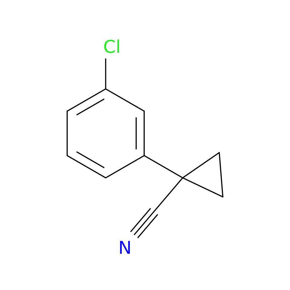 1-(3-Chlorophenyl)cyclopropanecarbonitrile