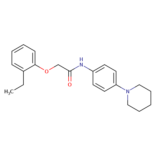 2-(2-ethylphenoxy)-N-[4-(piperidin-1-yl)phenyl]acetamide