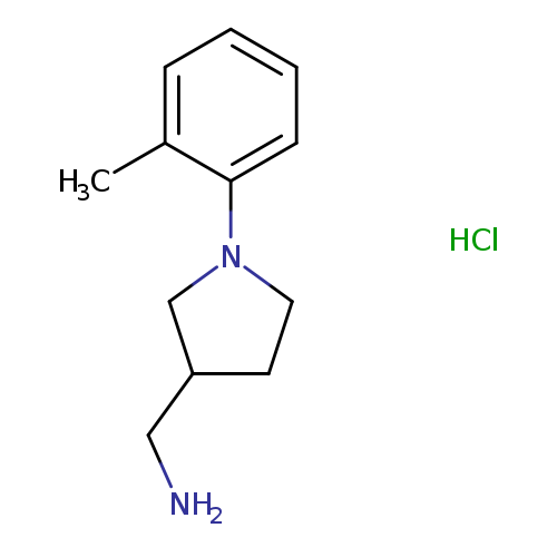 {[1-(2-methylphenyl)-3-pyrrolidinyl]methyl}amine hydrochloride