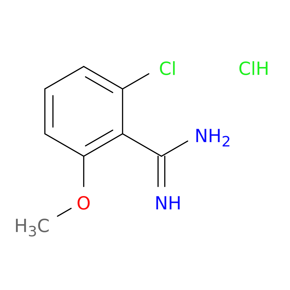 2-chloro-6-methoxybenzene-1-carboximidamide hydrochloride