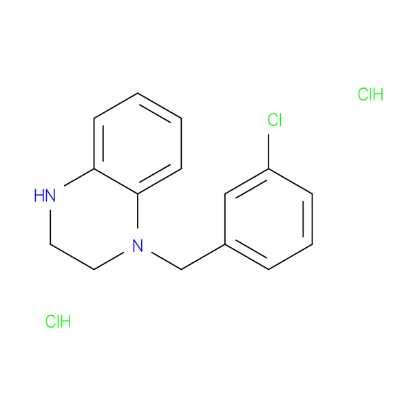 1-(3-Chlorobenzyl)-1,2,3,4-tetrahydroquinoxaline dihydrochloride