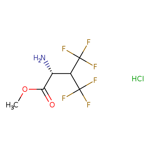 methyl(2R)-2-amino-4,4,4-trifluoro-3-(trifluoromethyl)butanoatehydrochloride