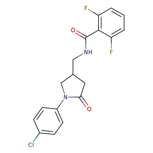 N-{[1-(4-chlorophenyl)-5-oxopyrrolidin-3-yl]methyl}-2,6-difluorobenzamide