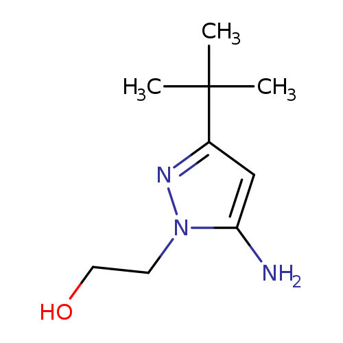 2-(5-Amino-3-tert-butyl-1H-pyrazol-1-yl)ethan-1-ol