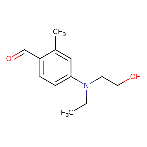 2-Methyl-N-ethyl-N-(2-hydroxyethyl)-4-aminobenzaldehyde