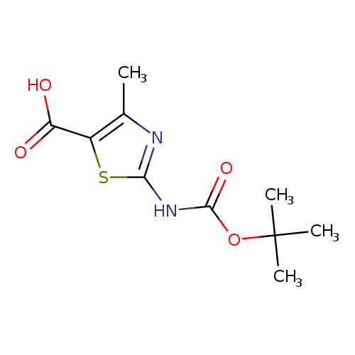 5-Thiazolecarboxylic acid, 2-[[(1,1-dimethylethoxy)carbonyl]amino]-4-methyl-