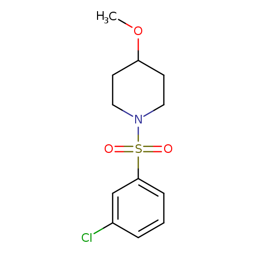 1-(3-chlorobenzenesulfonyl)-4-methoxypiperidine