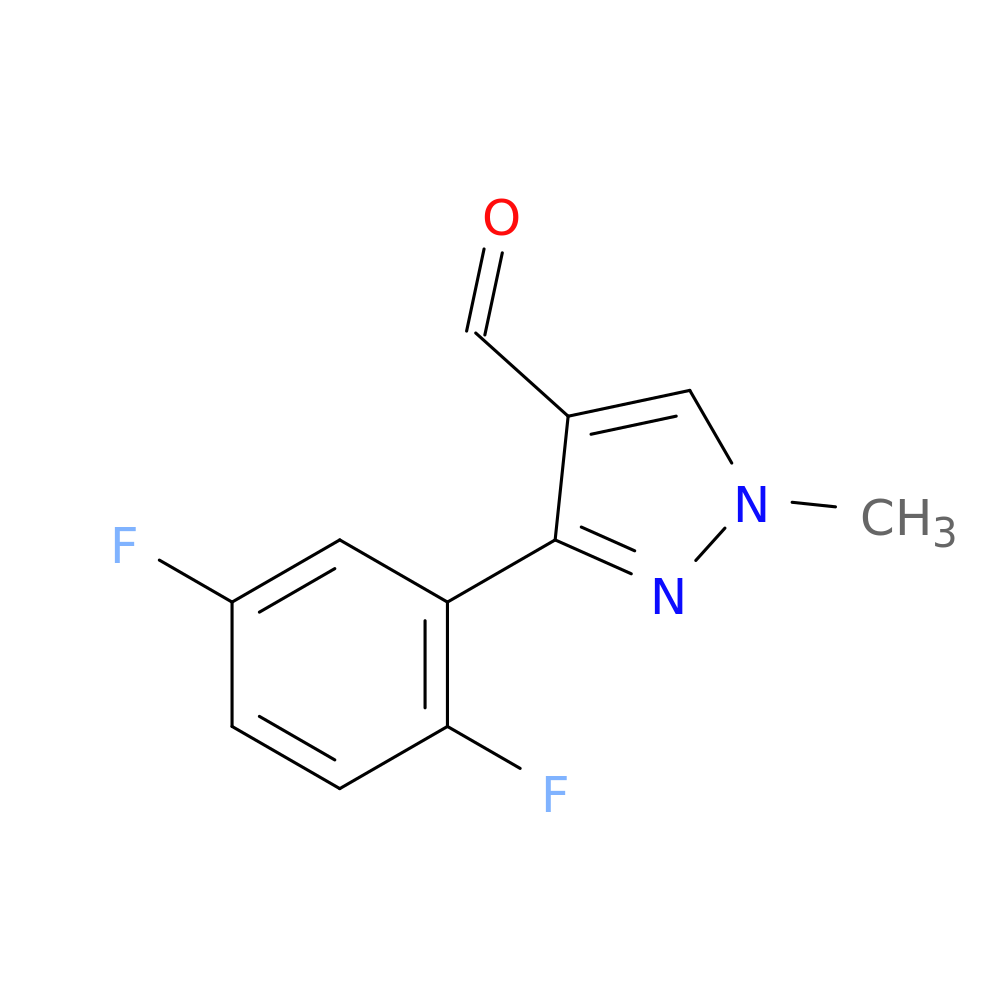 3-(2,5-difluorophenyl)-1-methyl-1H-pyrazole-4-carbaldehyde